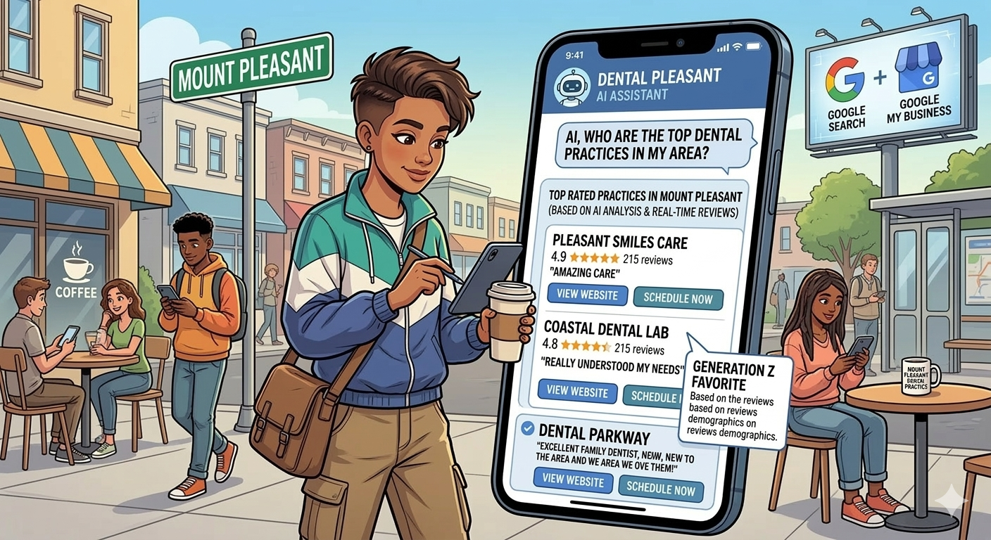 Mobile-first patients using AI search
