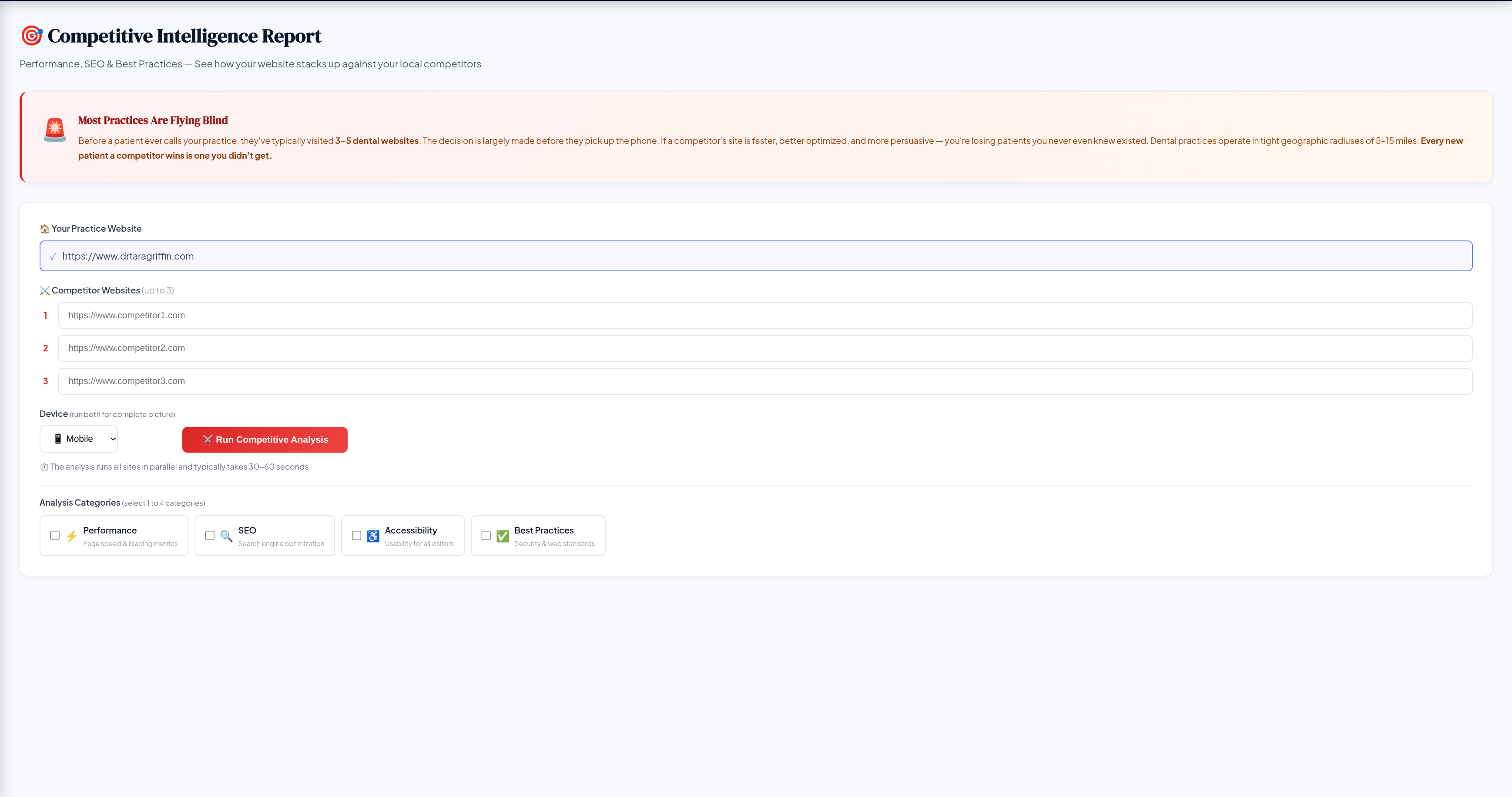 Competitor Analysis &mdash; Mediuswatcher